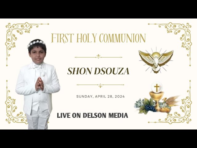 Live || First Holy Communion Of Shon D'Souza|| at st.Valencia Church Hall
