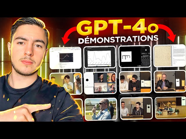 17 Démonstrations IMPRESSIONNANTES avec GPT-4o ! (ça promet)