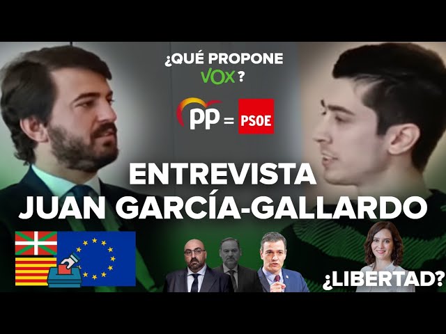 ENTREVISTA a GARCÍA-GALLARDO VOX CASTILLA Y LEÓN - Concordia, PSOE, Campo, Memoria Histórica, PP