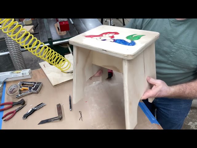 How to Build Two New Stools for the Grandkids