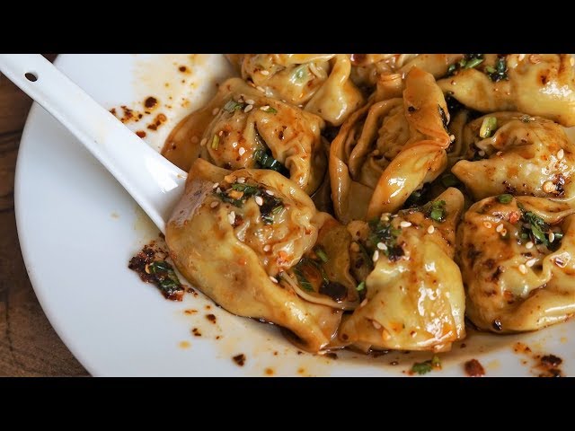 How To Make Wontons in Chili Oil - Morgane Recipes