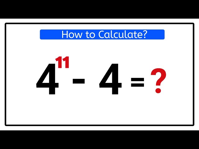 How to Calculate without using Calculator || Nice Exponential Problem
