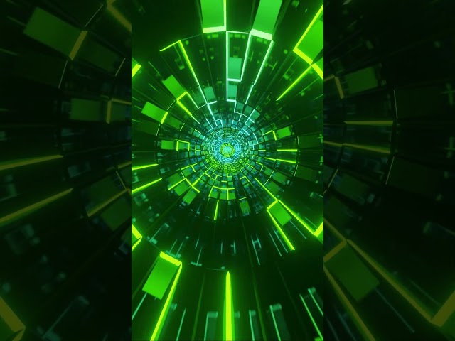 #abstract #background Video 4k Wallpaper TV Teal Green Metallic Tunnel VJ #loop NEON #visual #asmr
