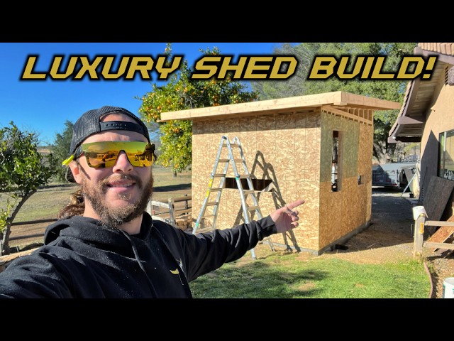 Building a Custom Modern Shed! (Part 5)