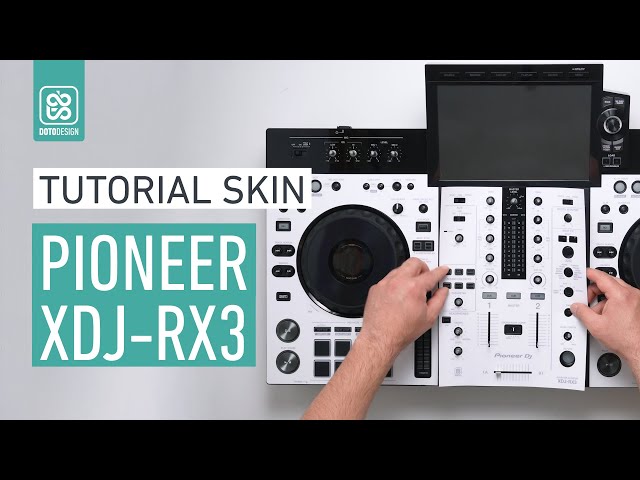 Pioneer XDJ-RX3 Full White Skin - How to apply a dj controller Skin | Tutorial Doto Design
