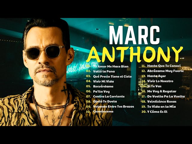 Marc Anthony Mix  2024 ~ 25 Mejores Canciones ~ Sus Mejor Exitos ~ Marc Anthony Full Album 2024