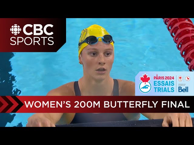 Summer McIntosh swims world's fastest time of year in 200m butterfly, qualifies for Paris Olympics