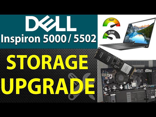 How to Upgrade to NVMe SSD on Dell Inspiron 5000 5502 Laptop