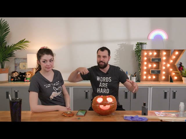 So many moments of panic (Dehydrated Resin Pumpkin Aftershow)