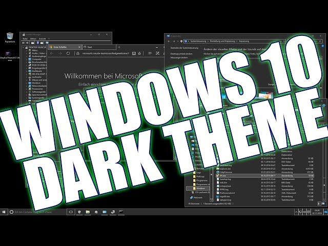 Windows 10 High Contrast Dark Theme | No Third Party Addons!