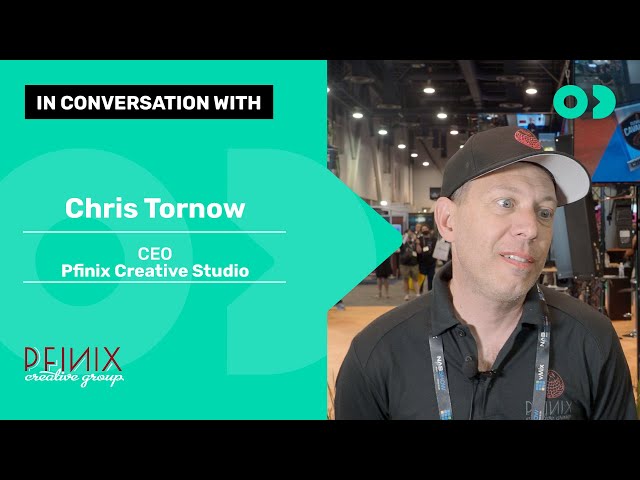 Interview at NAB Show - CEO at Pfinix Creative Studio, Chris Tornow