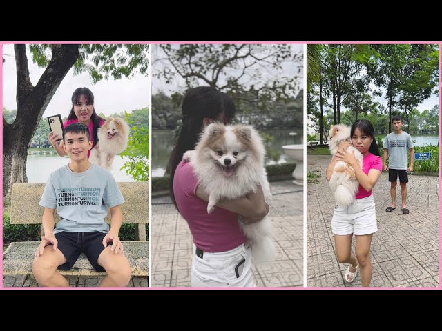 I don't like Dog so she angry at me 😡🐶🥺 Linh Nhi #shorts TikTok by LNS vs SH
