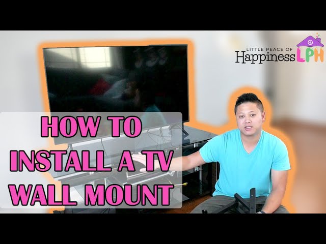 How To Install A TV Wall Mount On Stair Wall | BABY PROOFING Edition | DIY Home Project