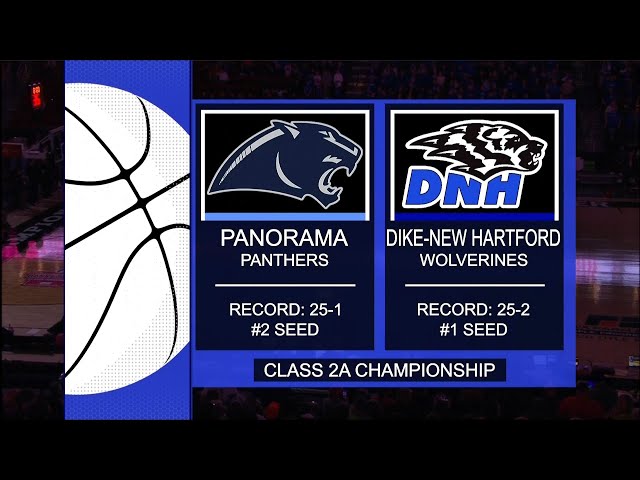 Class 2A - Dike-New Hartford Wolverines vs. Panorama Panthers