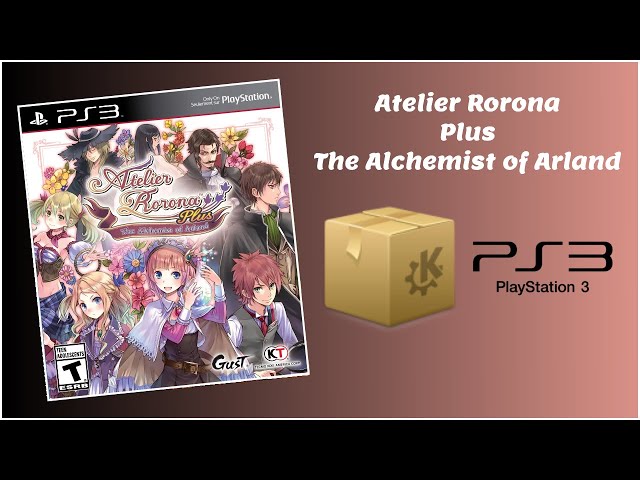 Atelier Rorona Plus The Alchemist of Arland PKG PS3