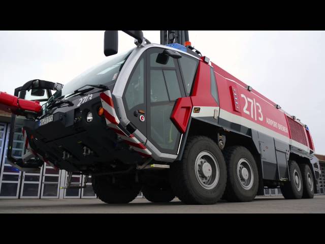 Rosenbauer Panther Fire-Brigade Truck Airport Bremen Overview