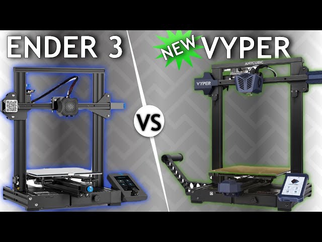 NEW Anycubic Vyper VS Creality Ender 3 V2 comparison