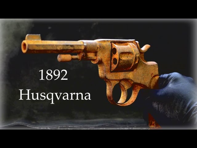 Restoring 1892 Husqvarna Service revolver, (With Test FIRE!) #restoration #revolver