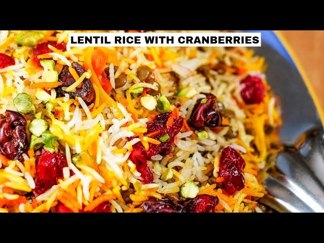 Lentil Rice with Cranberries