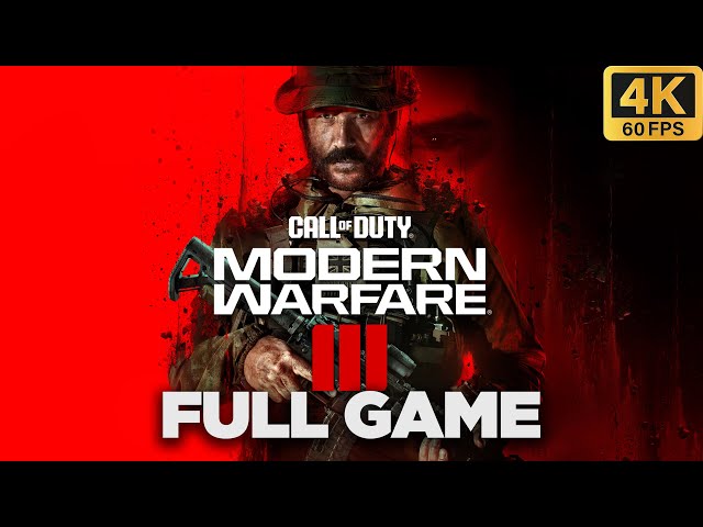 Call of Duty: Modern Warfare III Full Game Walkthrough (No Commentary) 4K 60FPS