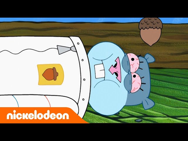 SpongeBob | Sandy nie może oddychać | Nickelodeon Polska