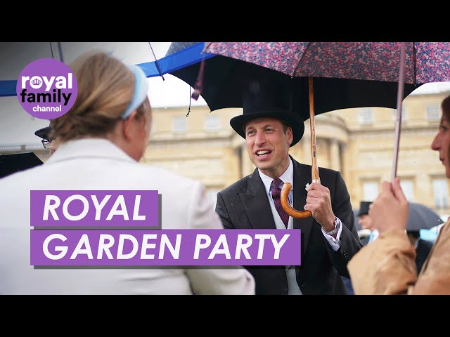 Prince William hosts garden party at Buckingham Palace