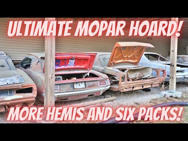 Hemi and Six Pack cars behind a Barn! Part 2