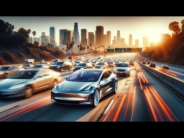 Raw 1x: Tesla Full Self-Driving Beta 12.1.2 Drives 90 Minutes Through LA Traffic with 0 Intervention