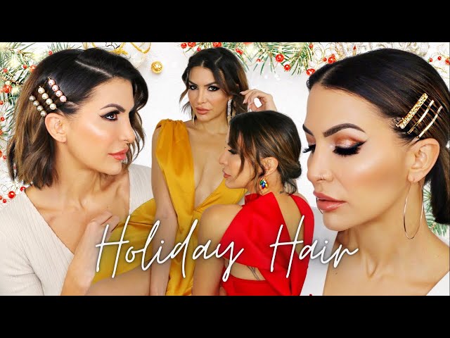 Super EASY Holiday Hair Looks that WOW!
