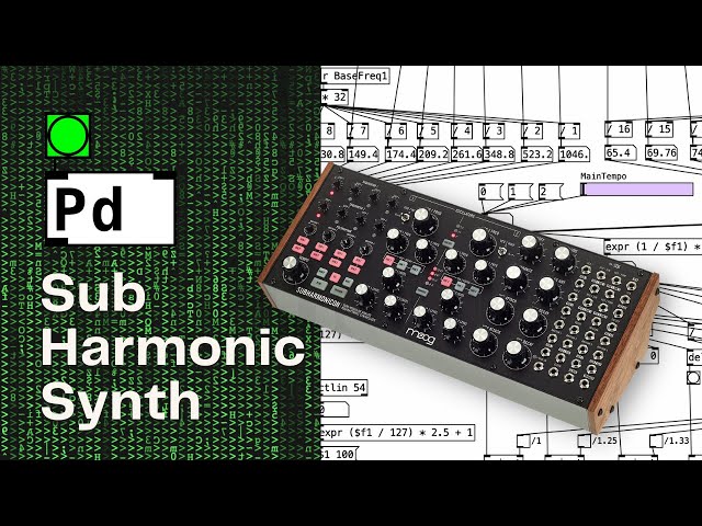Subharmonic Synthesizer in Pure Data