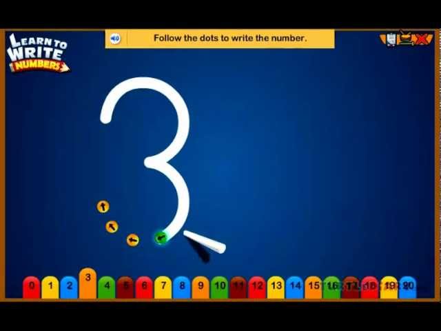 Learn to Count & Write Numbers in a Game! *Grammar for Kids*