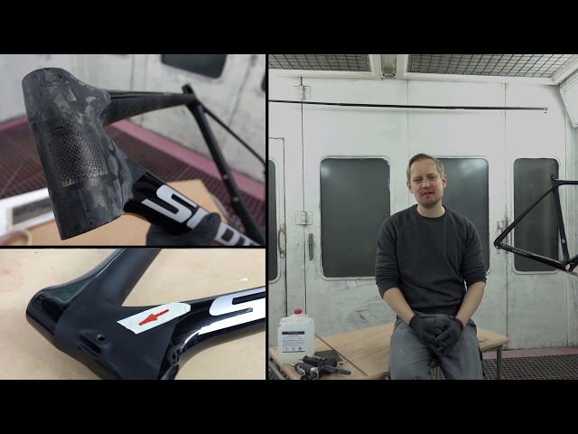 Shimano Di2 and SRAM e-Tap frame preparation - carbon work