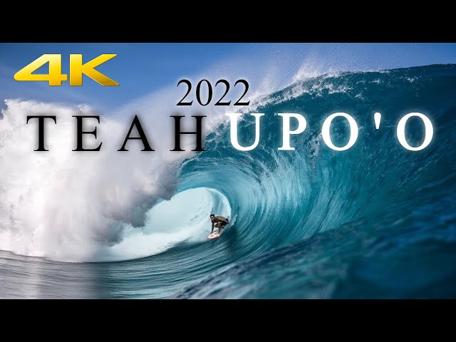 🔵 4k (ASMR) Teahupoo April/May 2022 - Waves of the World Surfing 🌊
