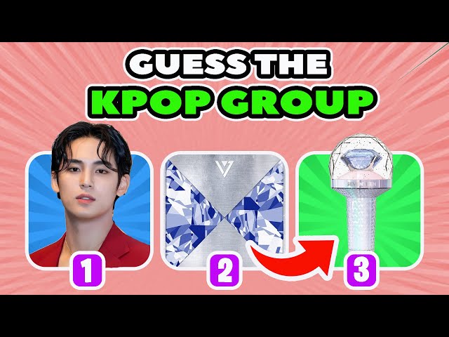 GUESS THE KPOP GROUP BY 3 CLUES 🔍 👀 | QUIZ KPOP GAMES 2024 | KPOP QUIZ TRIVIA