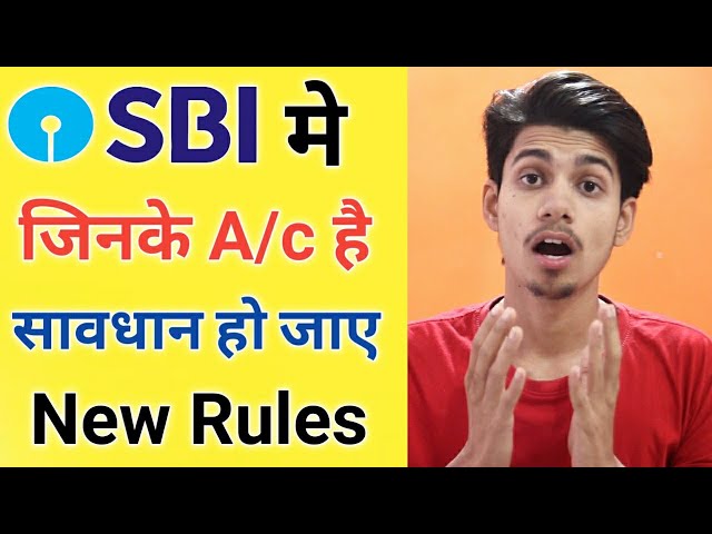 SBI Bank New Rules and Updates from 1 October 2019 ¦ SBI Bank News ¦ SBI Latest Update ¦ SBI Charges
