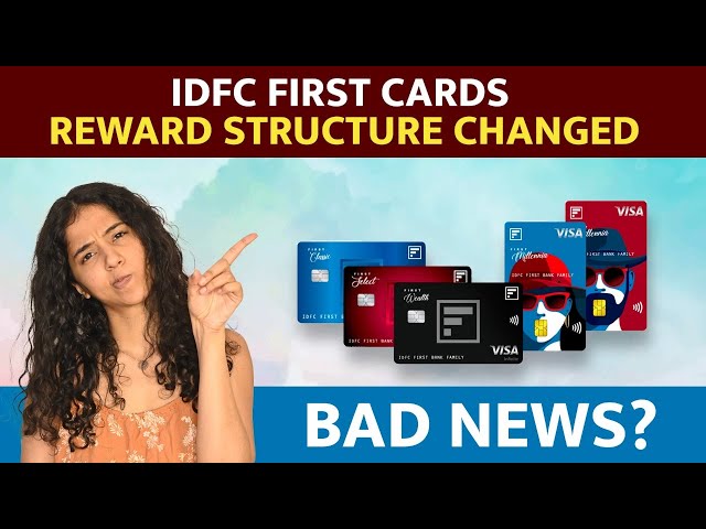 Cards Devalued? I IDFC Credit Card Reward System changes |
