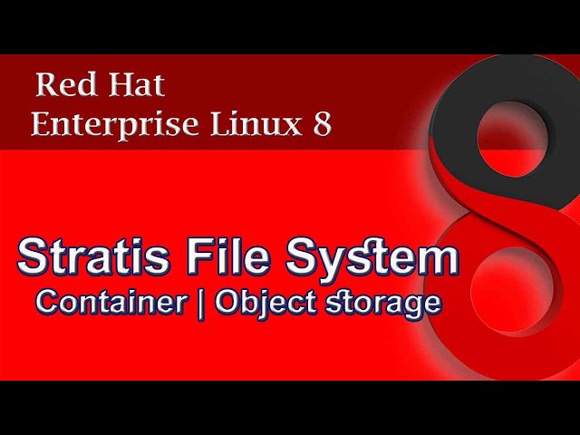 RHEL 8 Stratis File System | New Feature | Tech Arkit