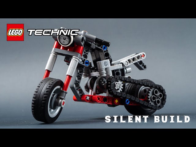 ASMR Build Lego Technic Motorcycle Alternative Model