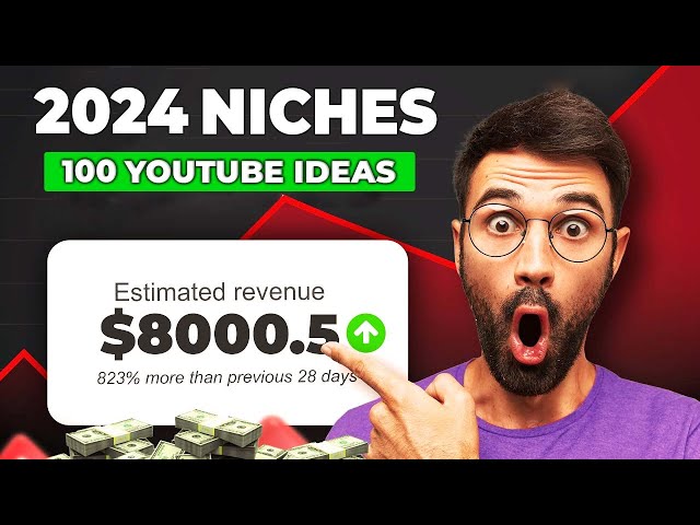 100 Best YouTube Niches (ideas) In 2024