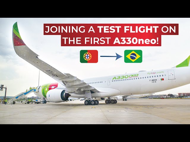 VLOG | Among the first to ever fly on the brand-new AIRBUS A330-900neo! (Exclusive Test Flight!)