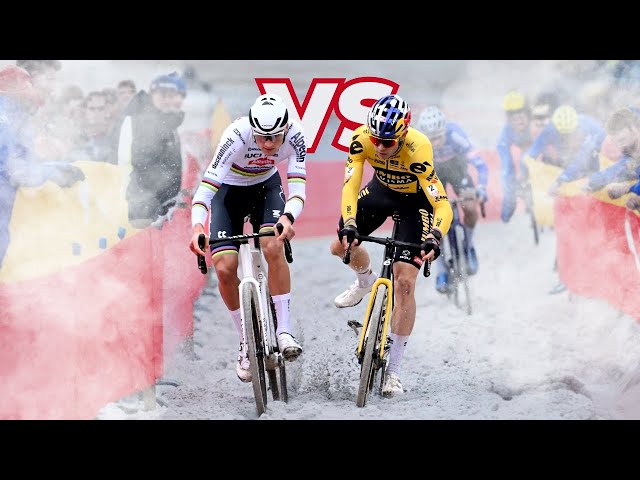 EPIC CYCLING BATTLES | Mathieu van der Poel vs Wout Van Aert | 2024 CX