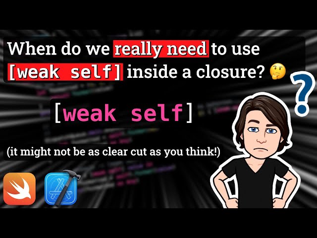 When do we REALLY need to use [weak self]? 🤔