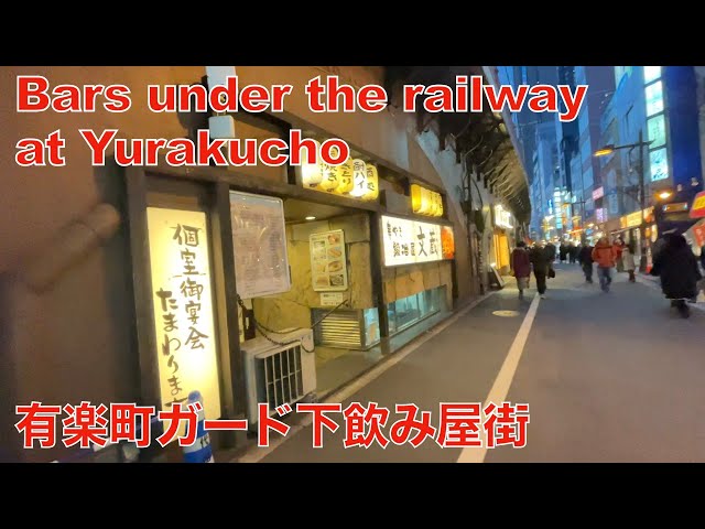 Bars under the railway at Yurakucho　　　　有楽町ガード下飲み屋街