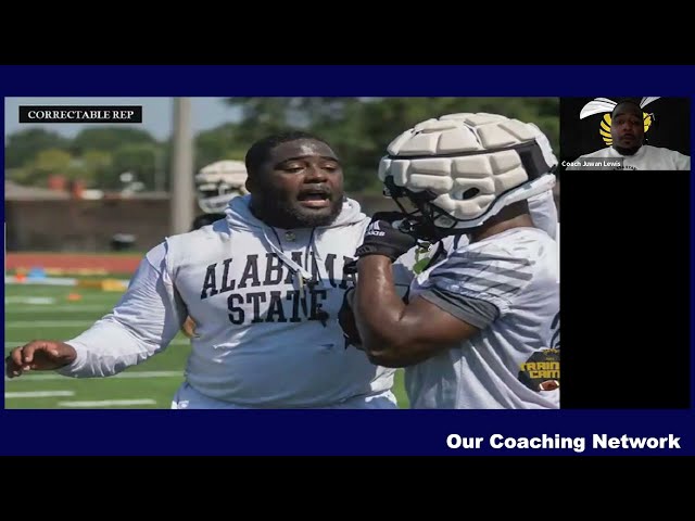Juwan Lewis (Alabama State Running Backs Coach) talks RB Get Up Drill