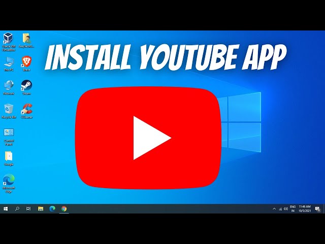 How to Install YouTube App for Laptop in Window 10/11 or PC Install YouTube App in Laptop