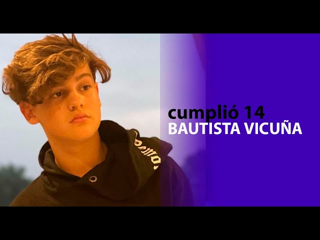 Pampita le dedicó un emotivo posteo a Bautista Vicuña por sus 14 años