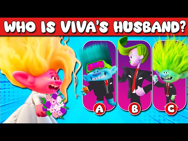 Guess Hidden Figure #3 Trolls Band Together | Who is Viva's Husband?@IQQuiz8
