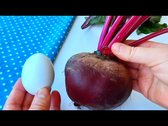 ✅️ Red Beetroot and Eggs!! Mix it, you will be surprised by the result 😱 Ready in 5 minutes ❗️