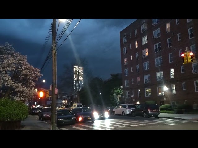 First Thunderstorms of Spring in NYC APRIL 1ST 2023 - SEVERE STORM SYSTEM FROM MID-WEST,