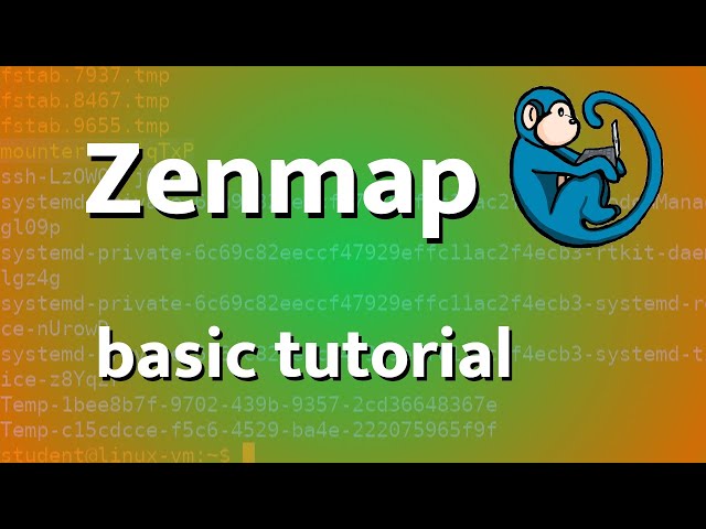 Zenmap basic tutorial - GUI frontend to Nmap